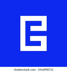 Letter E logo icon design element template