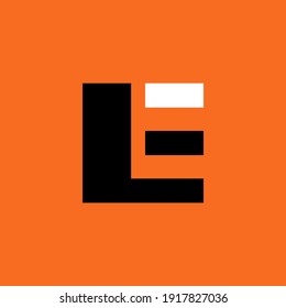 Letter E logo icon design element template