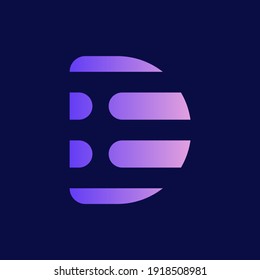 Letter E logo icon design element template