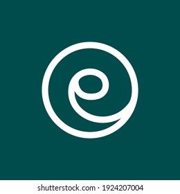 Letter E logo icon design template elements