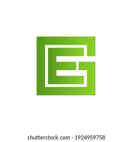 Elementos de la plantilla de diseño de iconos del logotipo de la letra E