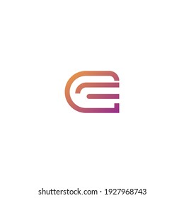 Letter E  logo icon design vector illustration template