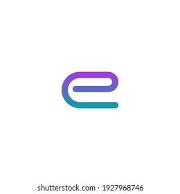 Letter E  logo icon design vector illustration template