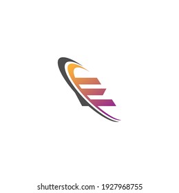Letter E  logo icon design vector illustration template
