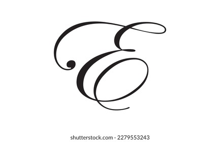 Letter E logo icon design