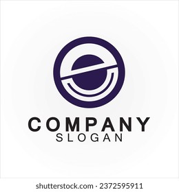 Letter E logo icon design template
