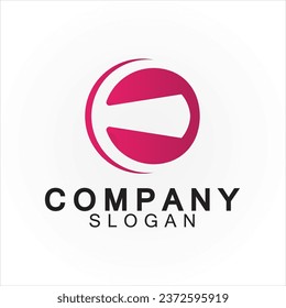 Letter E logo icon design template
