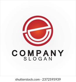 Plantilla de diseño de icono de logotipo de carta E