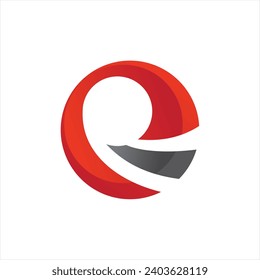 Elementos de la plantilla de diseño de iconos del logotipo de la letra E