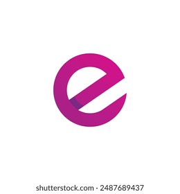 Letter E logo icon design vector template