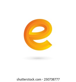 Letter E logo icon design template elements 