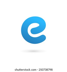 Letter E logo icon design template elements 