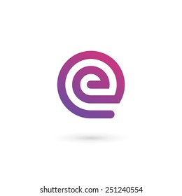 Letter E Logo Icon Design Template Elements 