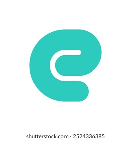 Logotipo de la letra E. Diseño de iconos. Elementos de Plantilla. Logos abstractos geométricos