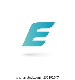 Letter E logo icon design template elements 