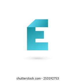 Letter E logo icon design template elements 