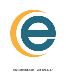 Letter E logo icon design template 