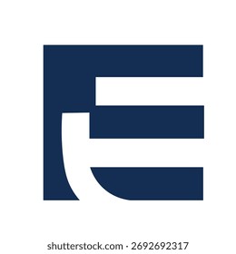 Elemento de Plantilla de diseño de icono de logotipo de letra E