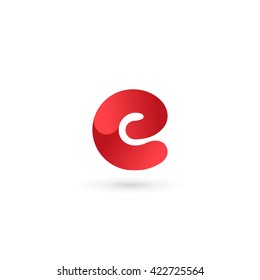 Letter E logo icon design template elements