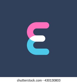 Letter E logo icon design template elements
