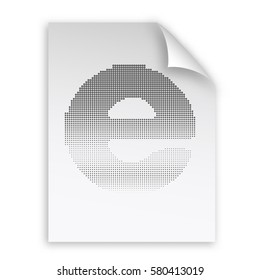 Letter E logo icon design element