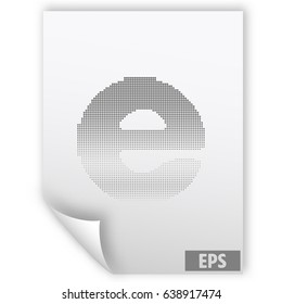 Letter E logo icon design element