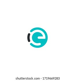 letter e logo, icon logo, modern logo
