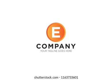 letter e logo, icon, symbol design template