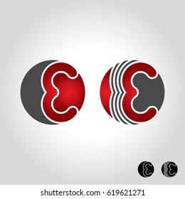 letter e logo, icon and symbol vector illustration