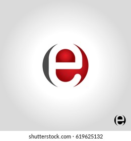 letter e logo, icon and symbol vector illustration