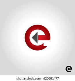 letter e logo, icon and symbol vector illustration