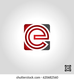 letter e logo, icon and symbol vector illustration
