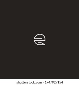 Diseño de la plantilla de icono del logotipo de la letra E en la ilustración del vector