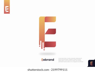 Letter E logo icon template