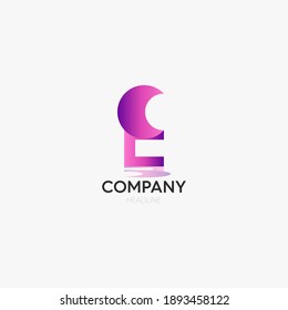 Letter E Logo, Luxury design and modern