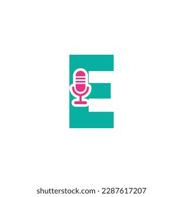 Letter E logo in a Modern style. Letter E logo design. 
