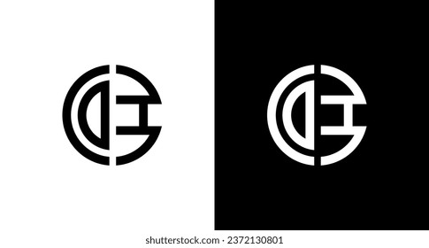 Letter E Logo Monogramm Design. Dies wäre für jedes Unternehmen oder jede Marke geeignet, beginnend mit den Initialen.