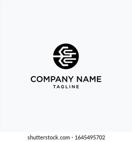 letter E logo monogram vector design is perfect for initial business and personal logo