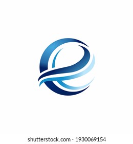 letter e logo , simple and clean