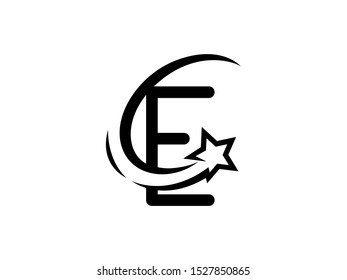 Letter E logo or symbol template design