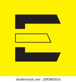 Letter E Logo Template Abstract Vector Illustration - lines Logotype Vector Design Template.