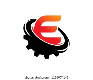 Letter E Logo Template Design Vector, Emblem, Concept Design, Creative Symbol, Icon