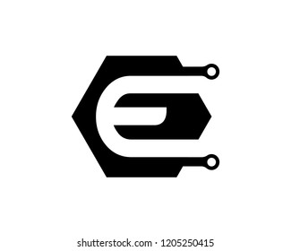 Letter E Logo Template Design Vector, Emblem, Concept Design, Creative Symbol, Icon