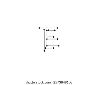 Letter E Logo Template Design Vector, Emblem, Concept Design, Creative Symbol, Icon.