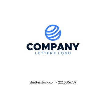 Letter E Logo, logo E vector for awesome bussines, company, startup or corporation identity,  logo vector for Bussines, logo vector for Company, Initial letter vector, E initial corporation
