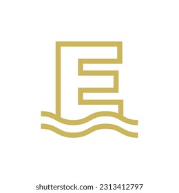 Letter E Logo Vector Design Template