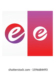 Letter E logo vector icon company abstrack E logo icon modern