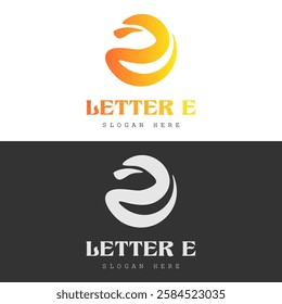 Letter E Logo Vector Stock Illustration