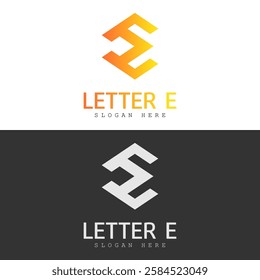 Letter E Logo Vector Stock Illustration