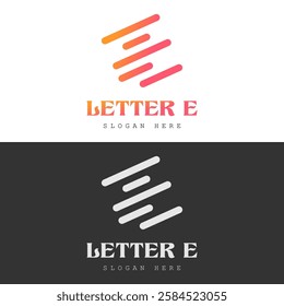 Letter E Logo Vector Stock Illustration